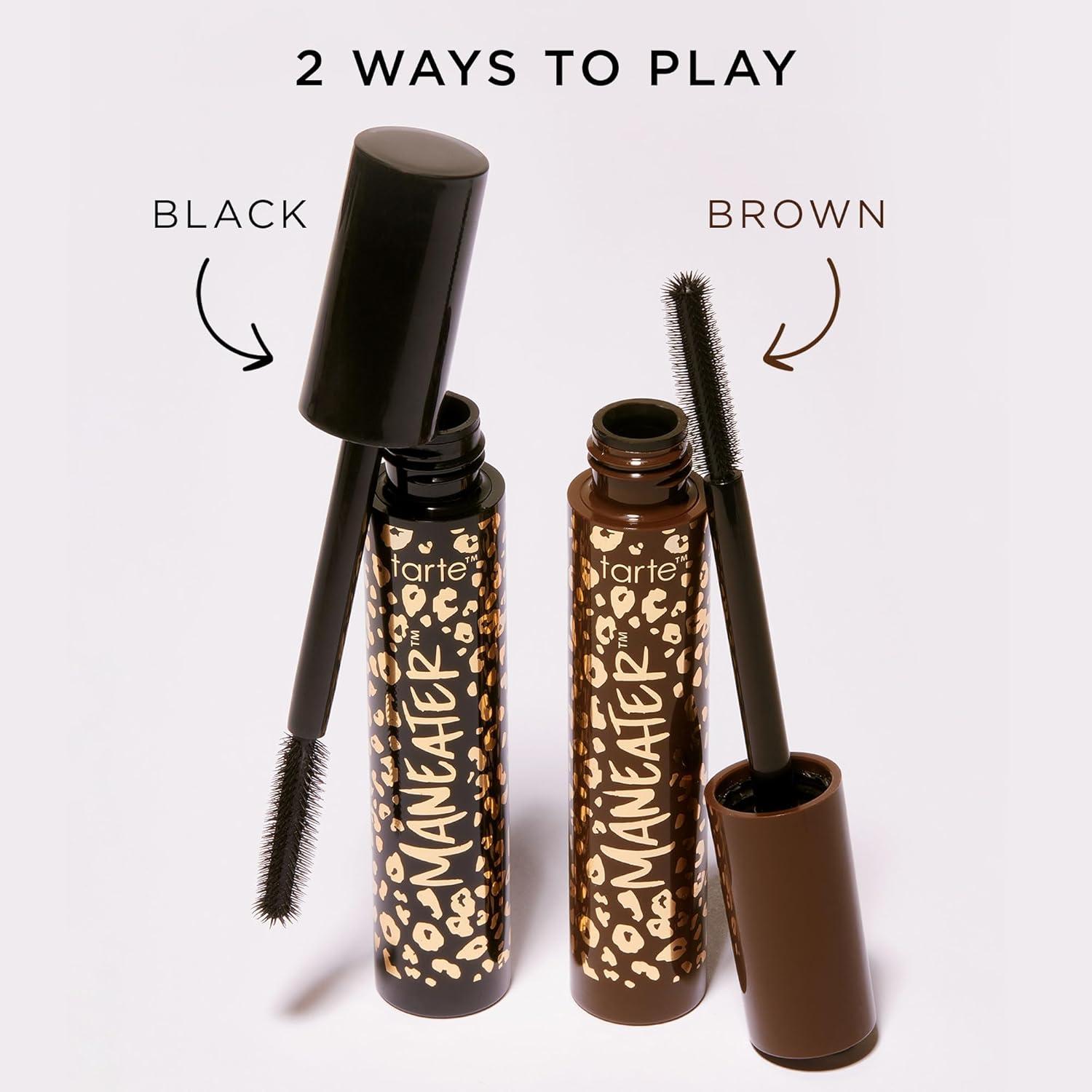 imagetarte maneater mascara Extreme Curl Volume amp Length Longwear Cruelty Freebrown