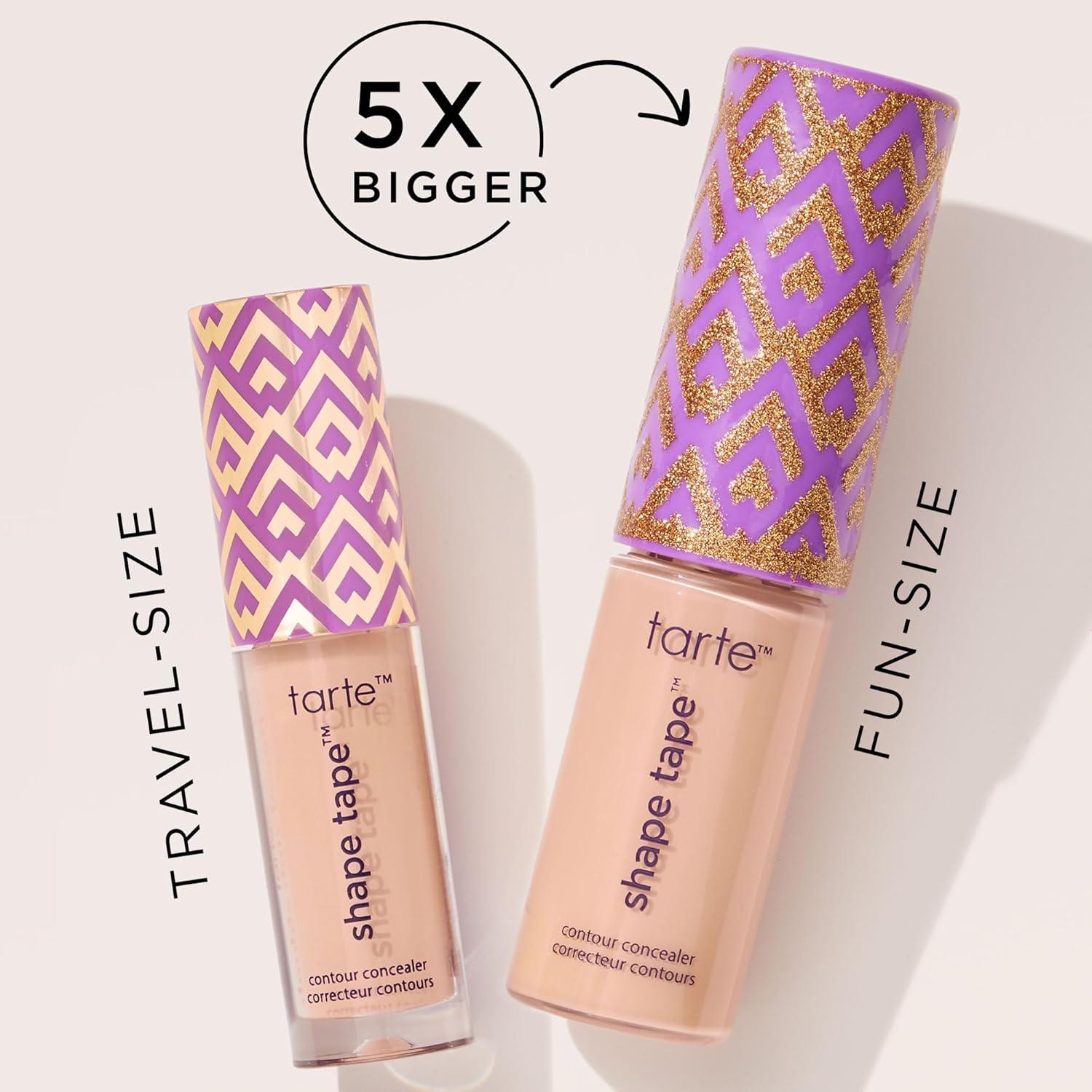 imagetarte shape tape bestsellers set Shape Tape Concealer Hydrating Lip Gloss Balm amp Mascara for Curl Volume amp Length Longwear Cruelty Free29N lightmedium rose
