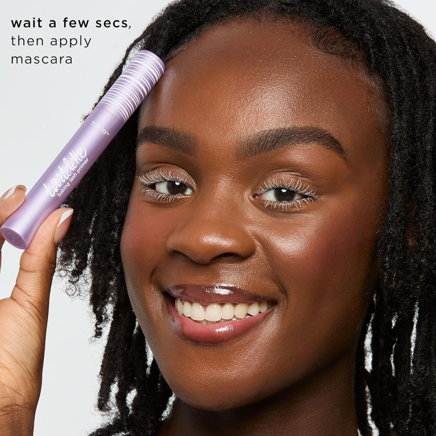 imagetarte tartelette tubing lash primer Conditioning Mascara Base for Longer Full Sizeer Volumized amp Moisturized Lashes Infused with Hyaluronic Acid NonToxic Vegan amp Cruelty Free027 Fl Oz Pack of 1