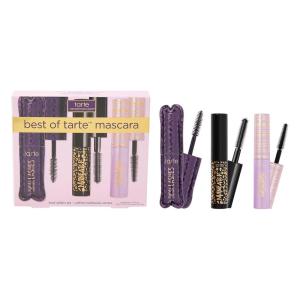 tarte best of tarte mascara trio set – Featuring Tartelette Tubing for Volume & Length, Smudge-Proof Longwear, Flake-Free, Easy to Remove, Cruelty-Free, travel size, black
