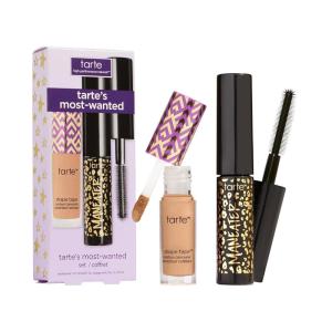 tarte most-wanted shape tape concealer & mascara duo – Full-Coverage Concealer for Dark Circles & Fine Lines, Paired with Mascara for Curl, Volume & Length, Longwear, Cruelty Free(35N medium)