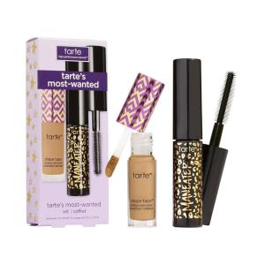 tarte most-wanted shape tape concealer & mascara duo – Full-Coverage Concealer for Dark Circles & Fine Lines, Paired with Mascara for Curl, Volume & Length, Longwear, Cruelty Free(42S tan sand)