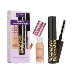 tarte most-wanted shape tape concealer & mascara duo – Full-Coverage Concealer for Dark Circles & Fine Lines, Paired with Mascara for Curl, Volume & Length, Longwear, Cruelty Free(29N light-medium)