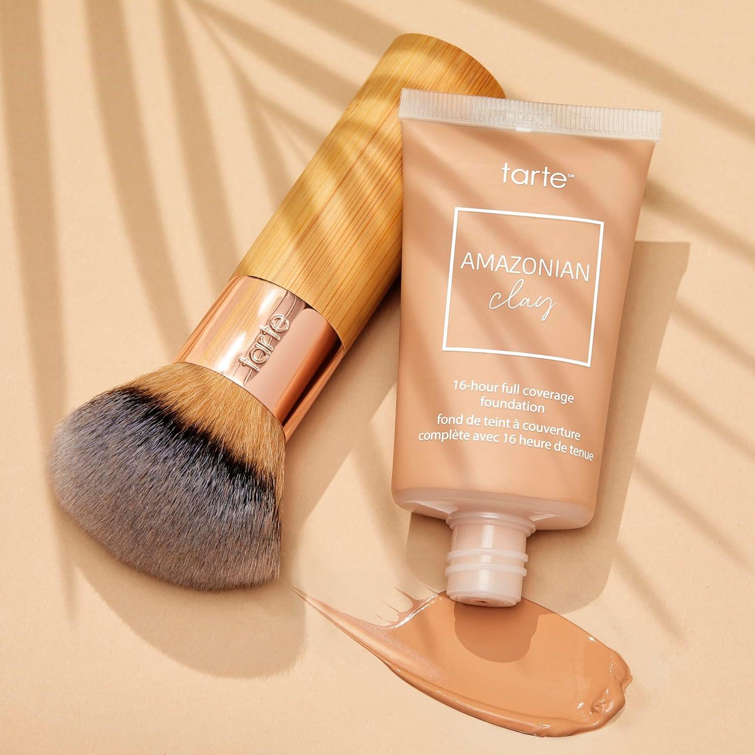 imagetarte the buffer airbrush finish foundation brush Blending Brush for Cream Liquid or Powder Makeup Buildable Coverage amp Seamless Application for Flawless Finish Vegan amp CrueltyFree full size