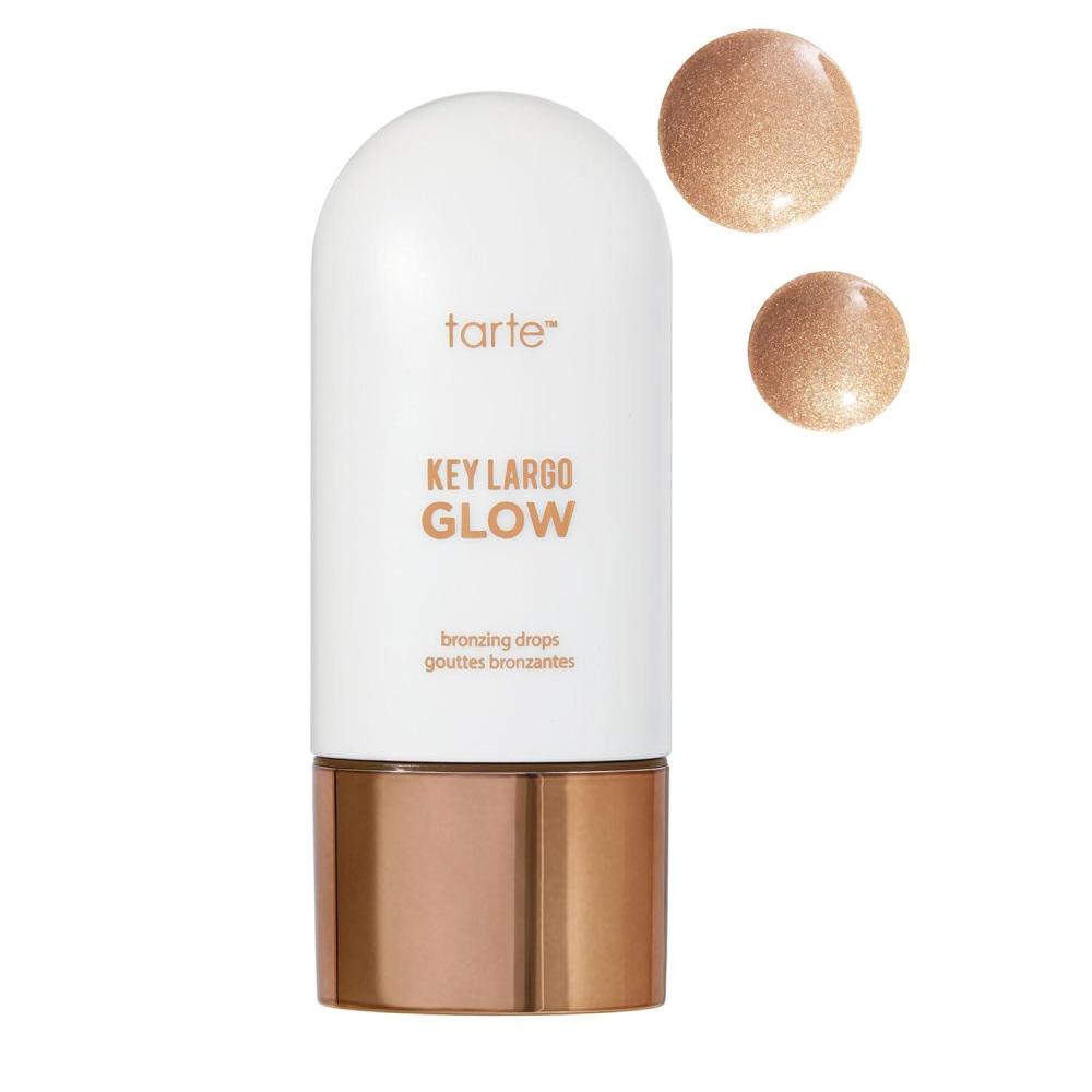 imagetarte key largo glow bronzing drops  Luminous SerumInfused Liquid Bronzer with Vegan Squalane amp Vitamin E for SunKissed Radiant Glow amp Lightweight Hydration Cruelty Freechampagne glow