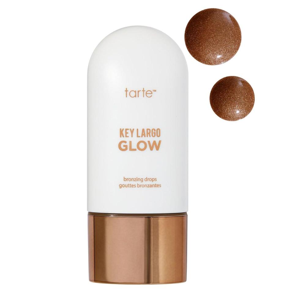 imagetarte key largo glow bronzing drops  Luminous SerumInfused Liquid Bronzer with Vegan Squalane amp Vitamin E for SunKissed Radiant Glow amp Lightweight Hydration Cruelty Freerich bronze glow