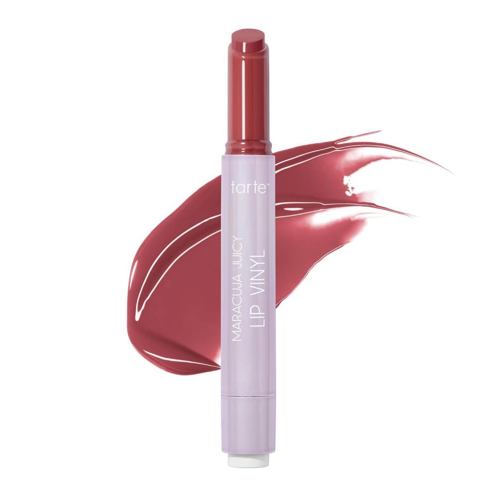 imagetarte maracuja juicy lip vinyl gloss Hydrating amp Volumizing Lipgloss Balm with Hyaluronic Acid Vitamin E to Plump amp Moisturize for Radiant FullerLooking Lips Vegan amp Cruelty Freehibiscus
