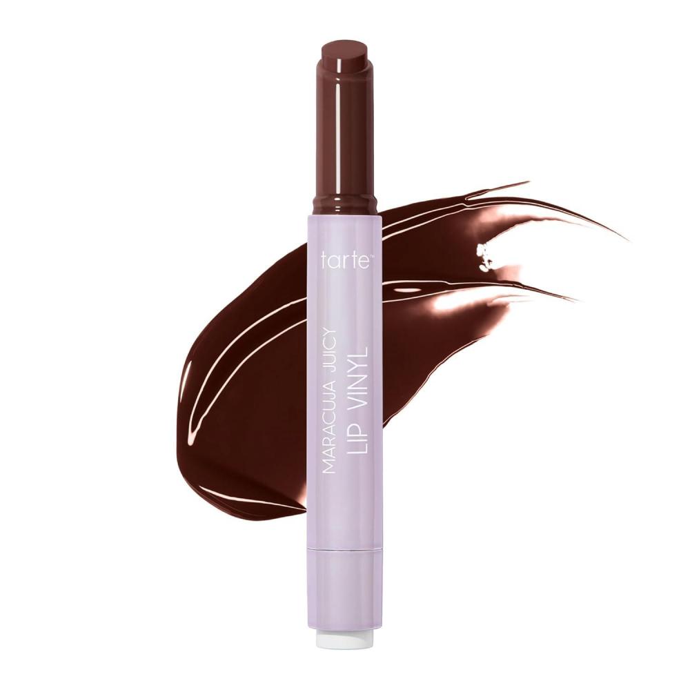 imagetarte maracuja juicy lip vinyl gloss  Hydrating amp Volumizing Lipgloss Balm with Hyaluronic Acid Vitamin E to Plump amp Moisturize for Radiant FullerLooking Lips Vegan amp Cruelty Freecacao