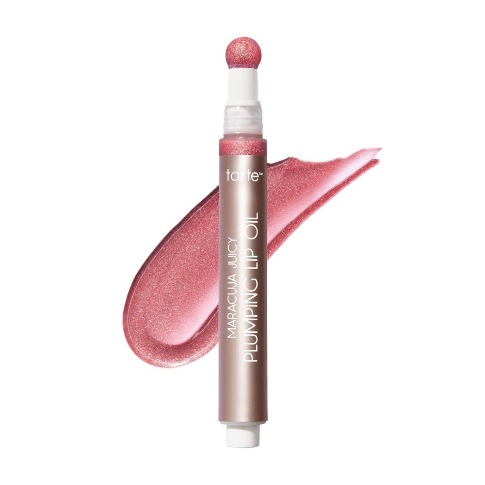 imagetarte maracuja juicy plumping lip oil  Hydrating amp Volumizing Lip Plumper Gloss Balm with Nourishing Hyaluronic Acid amp Vitamin E Plumps amp Moisturizes Vegan amp Cruelty Freeshimmering calla lily