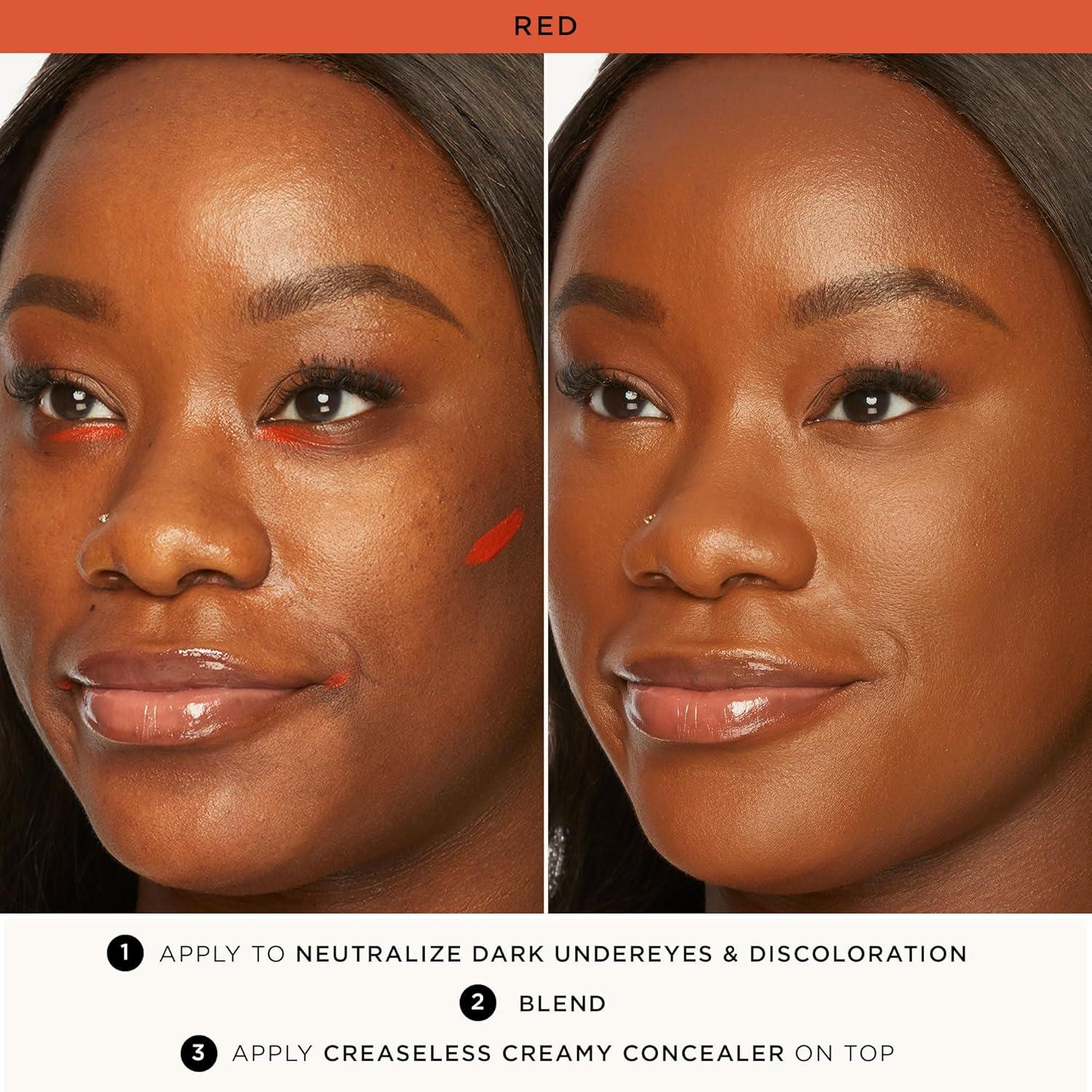 imagetarte creaseless corrector  Blendable Formula to Neutralize look of Dark Circles Blemishes Redness amp Discoloration with Vitamin E Hydrating Vegan amp Cruelty Freered