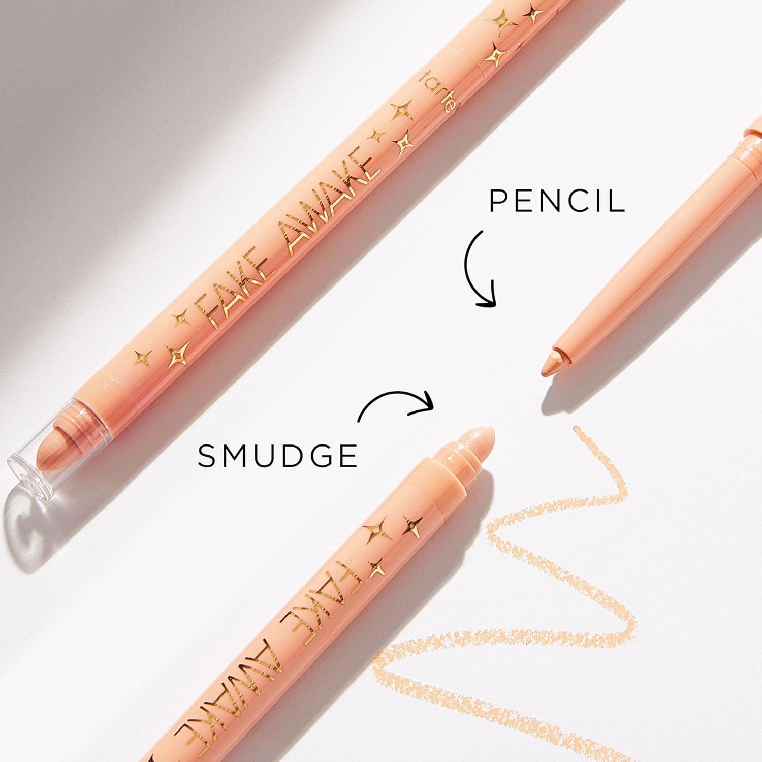 imagetarte fake awake eye highlight Brightening Highlighter Pencil for Eyes amp Brows Longwear Vegan amp CrueltyFreenude eyeliner black false lashes