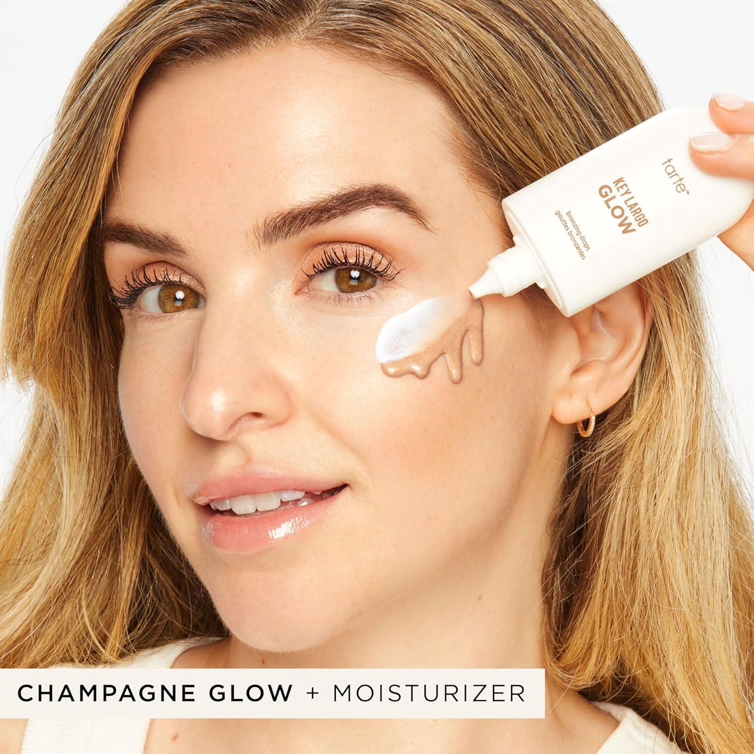 imagetarte key largo glow bronzing drops Luminous SerumInfused Liquid Bronzer with Vegan Squalane amp Vitamin E for SunKissed Radiant Glow amp Lightweight Hydration Cruelty Freerich bronze glow