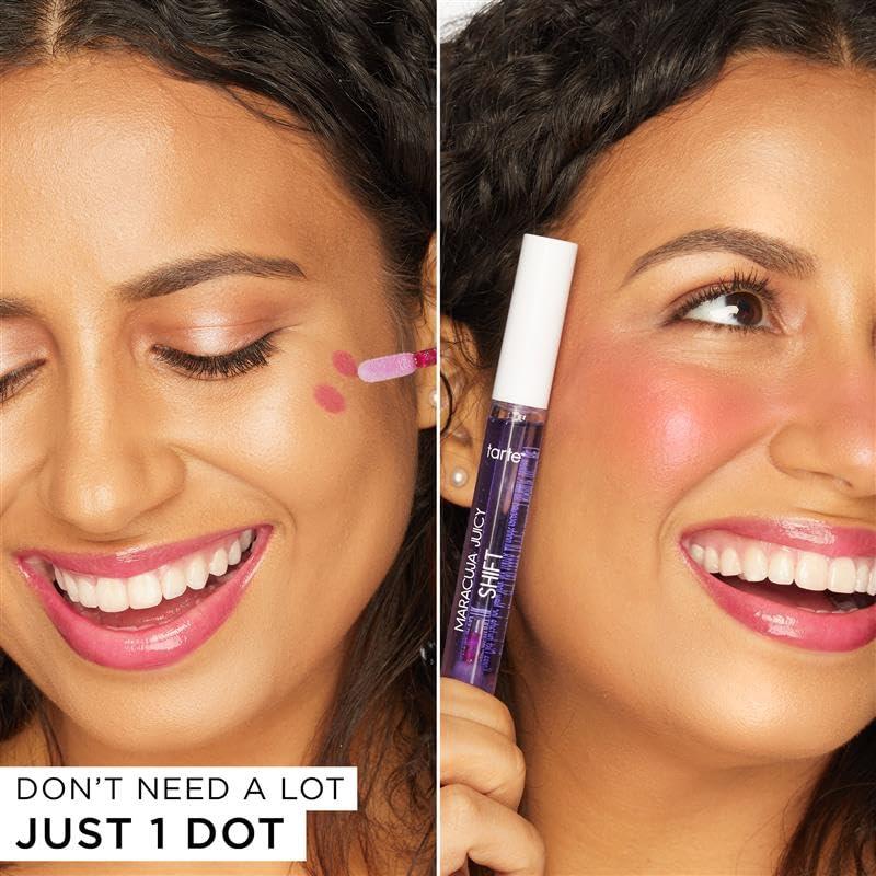 imagetarte maracuja juicy lip amp cheek shift pHPowered Lip Gloss Balm with Vitamin E amp Hyaluronic Acid for Smooth Moisturized Lips amp Cheek Tint Blush Vegan amp CrueltyFreelemon