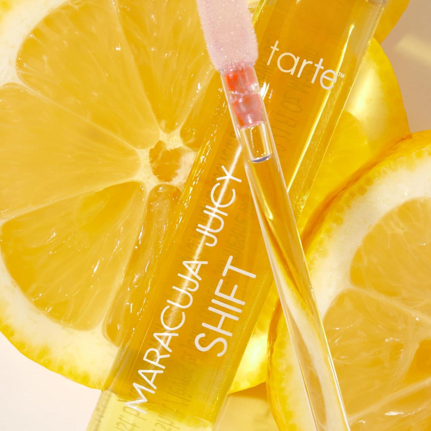 imagetarte maracuja juicy lip amp cheek shift pHPowered Lip Gloss Balm with Vitamin E amp Hyaluronic Acid for Smooth Moisturized Lips amp Cheek Tint Blush Vegan amp CrueltyFreelemon