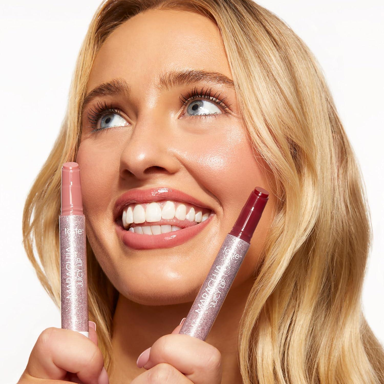 imagetarte maracuja juicy lip balm gloss Hydrating amp Nourishing Lip Gloss Balm with Vitamin E Vegan amp CrueltyFreerose passion fruit