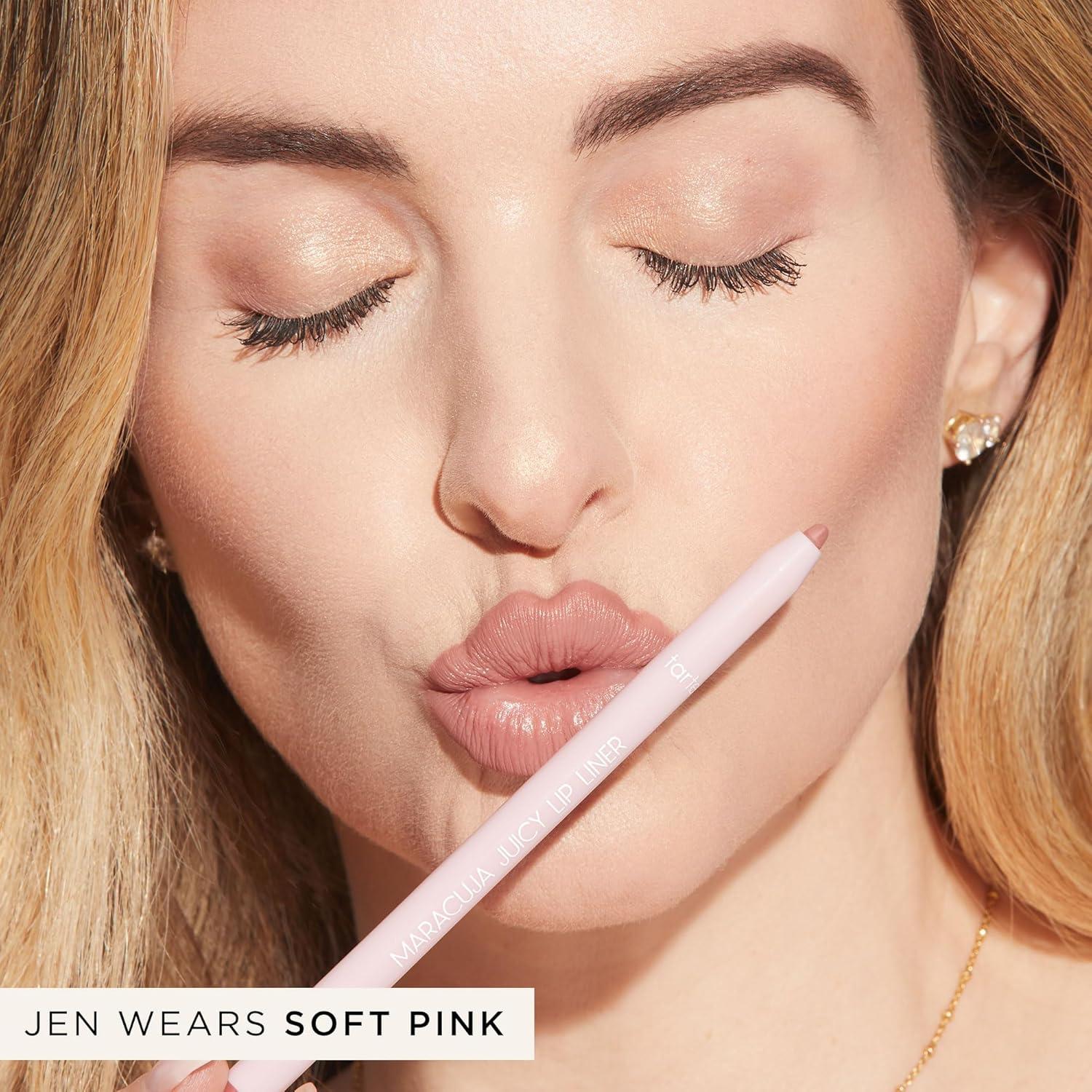 imagetarte maracuja juicy lip liner Creamy Matte Lip Liner with Hyaluronic Acid with Vitamin E Vegan amp CrueltyFreebuff