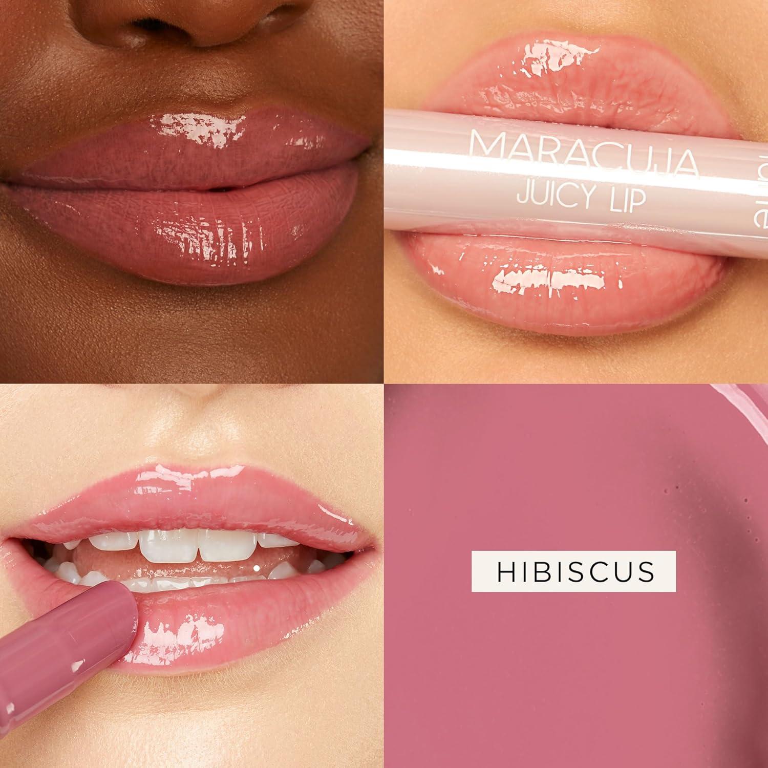 imagetarte maracuja juicy lip plump Hydrating amp Volumizing Lip Plumper Gloss Balm with Nourishing Hyaluronic Acid Plumps amp Moisturizes Vegan amp CrueltyFree full size tulipdusty rose liner hibiscus balm mixed berries plump