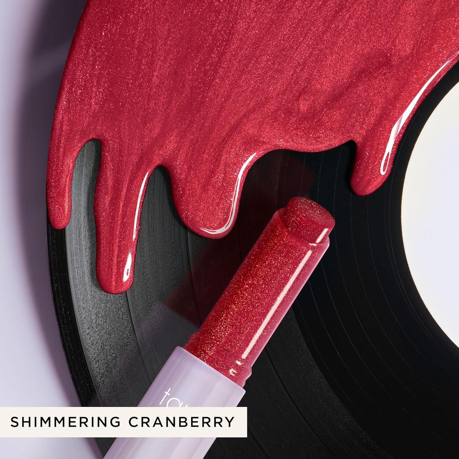 imagetarte maracuja juicy lip vinyl gloss Hydrating amp Volumizing Lipgloss Balm with Hyaluronic Acid Vitamin E to Plump amp Moisturize for Radiant FullerLooking Lips Vegan amp Cruelty Freeshimmering cranberry