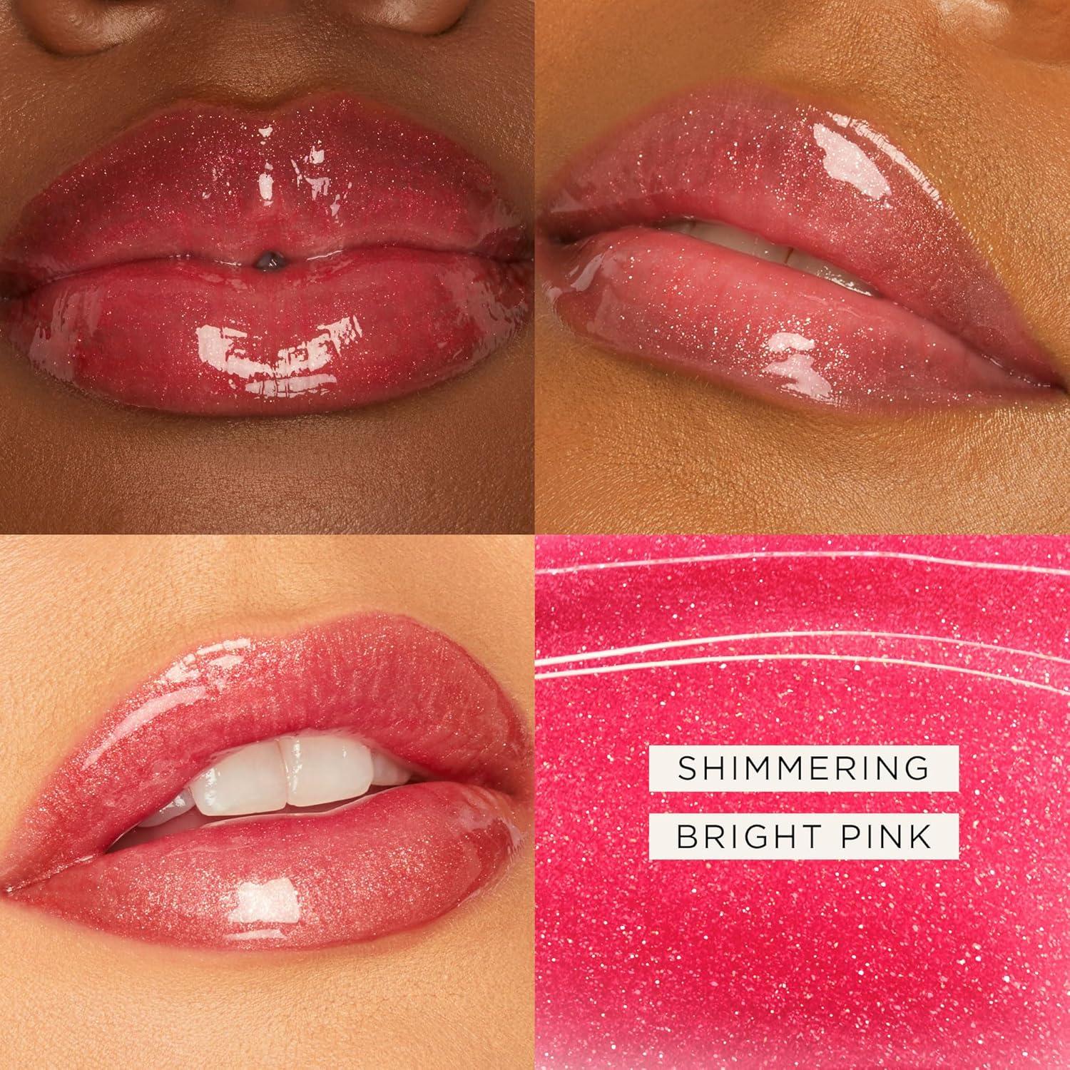 imagetarte maracuja juicy lip vinyl gloss Hydrating amp Volumizing Lipgloss Balm with Hyaluronic Acid Vitamin E to Plump amp Moisturize for Radiant FullerLooking Lips Vegan amp Cruelty Freeshimmering bright pink