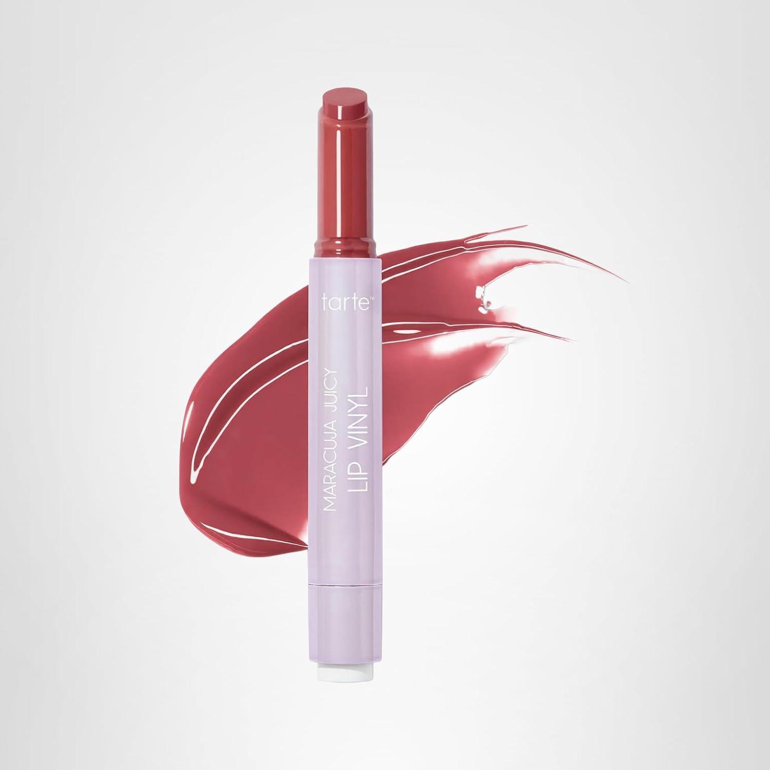 imagetarte maracuja juicy lip vinyl gloss Hydrating amp Volumizing Lipgloss Balm with Hyaluronic Acid Vitamin E to Plump amp Moisturize for Radiant FullerLooking Lips Vegan amp Cruelty Freehibiscus