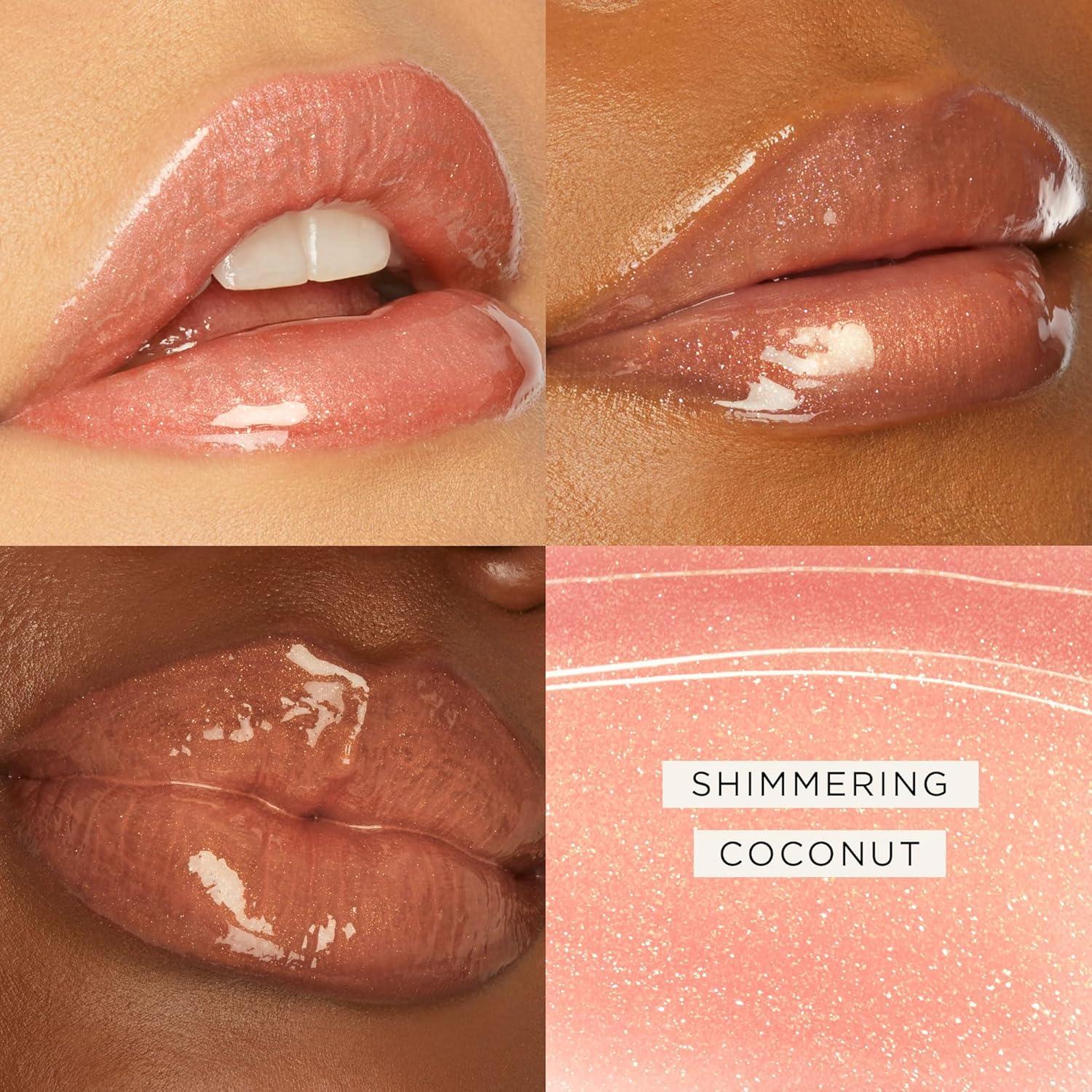 imagetarte maracuja juicy lip vinyl gloss Hydrating amp Volumizing Lipgloss Balm with Hyaluronic Acid Vitamin E to Plump amp Moisturize for Radiant FullerLooking Lips Vegan amp Cruelty Freeshimmering coconut