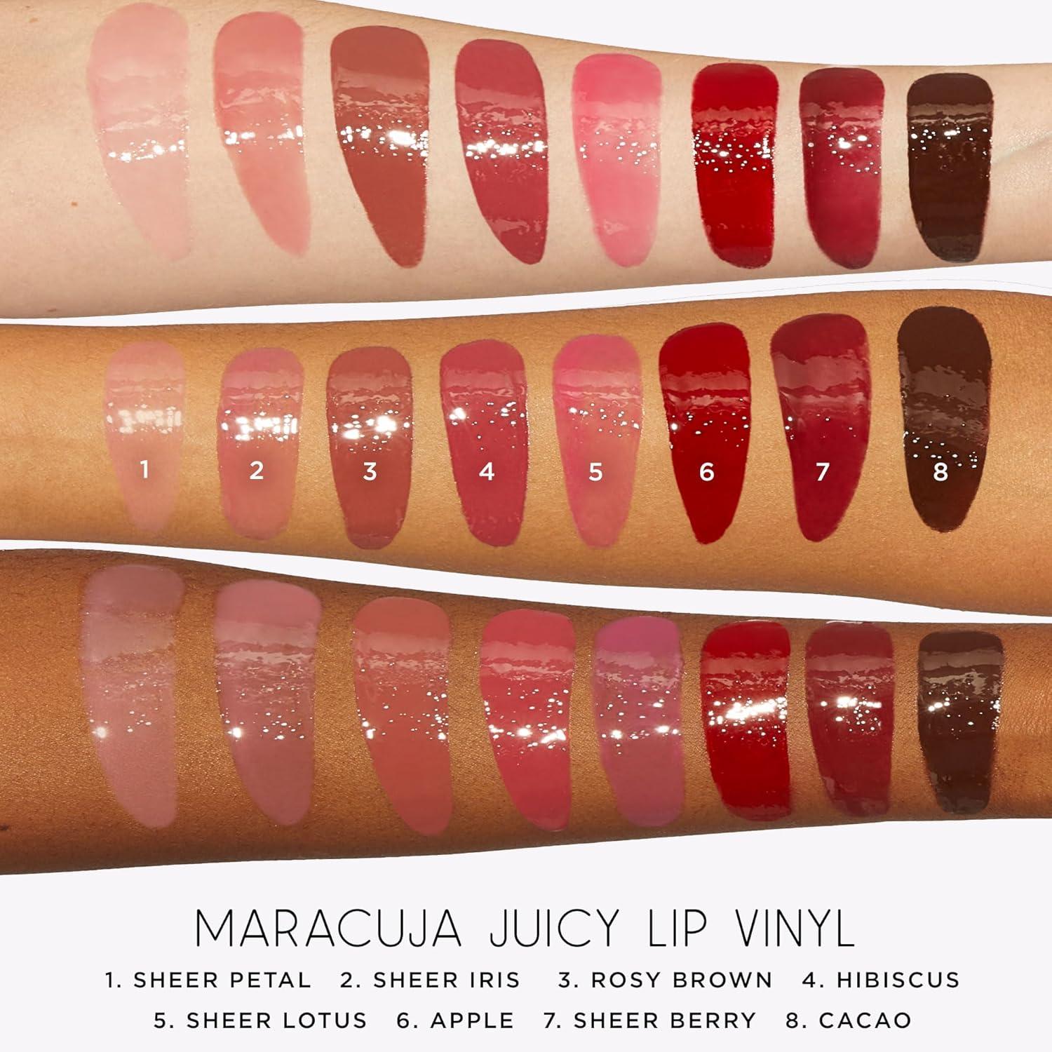 imagetarte maracuja juicy lip vinyl gloss Hydrating amp Volumizing Lipgloss Balm with Hyaluronic Acid Vitamin E to Plump amp Moisturize for Radiant FullerLooking Lips Vegan amp Cruelty Freehibiscus