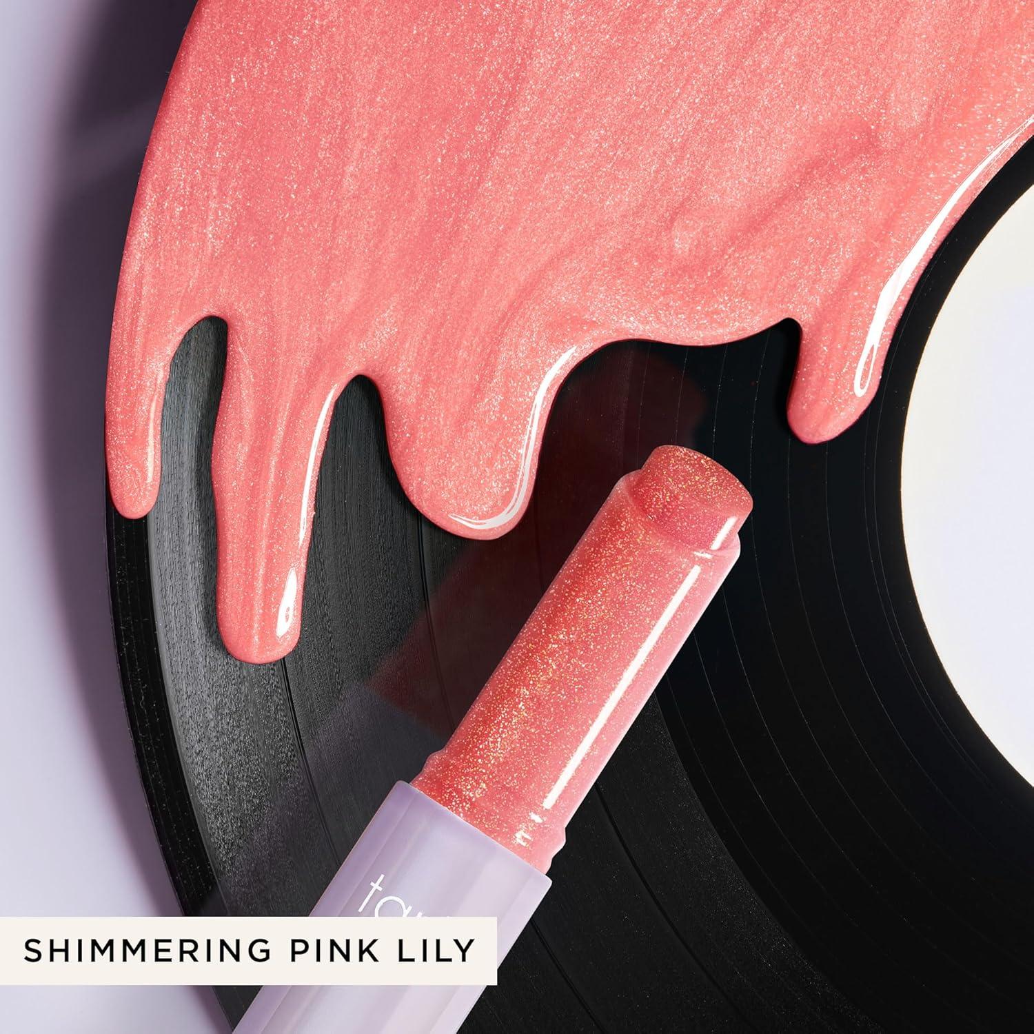 imagetarte maracuja juicy lip vinyl gloss Hydrating amp Volumizing Lipgloss Balm with Hyaluronic Acid Vitamin E to Plump amp Moisturize for Radiant FullerLooking Lips Vegan amp Cruelty Freeshimmering pink lily