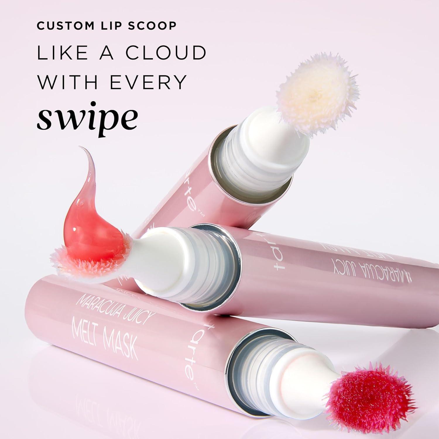 imagetarte maracuja juicy melt mask Lip Mask Balm amp Lipgloss with Vitamin E amp Shea Butter Hydrating Overnight Treat for Soft Smooth Nourished Lips Vegan amp Cruelty Freeglaze clear