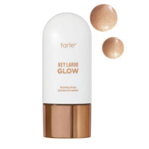 tarte key largo glow bronzing drops – Luminous Serum-Infused Liquid Bronzer with Vegan Squalane & Vitamin E for Sun-Kissed Radiant Glow & Lightweight Hydration, Cruelty Free(champagne glow)