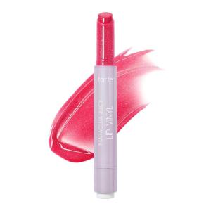 tarte maracuja juicy lip vinyl gloss – Hydrating & Volumizing Lipgloss Balm with Hyaluronic Acid, Vitamin E to Plump & Moisturize for Radiant, Fuller-Looking Lips, Vegan & Cruelty Free(shimmering bright pink)