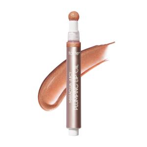tarte maracuja juicy plumping lip oil – Hydrating & Volumizing Lip Plumper Gloss Balm with Nourishing Hyaluronic Acid & Vitamin E, Plumps & Moisturizes, Vegan & Cruelty Free(shimmering brown sugar)