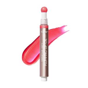 tarte maracuja juicy plumping lip oil – Hydrating & Volumizing Lip Plumper Gloss Balm with Nourishing Hyaluronic Acid & Vitamin E, Plumps & Moisturizes, Vegan & Cruelty Free(shimmering candy apple)