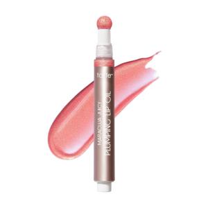 tarte maracuja juicy plumping lip oil – Hydrating & Volumizing Lip Plumper Gloss Balm with Nourishing Hyaluronic Acid & Vitamin E, Plumps & Moisturizes, Vegan & Cruelty Free(shimmering rose)