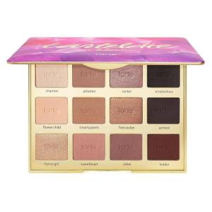 tarte tartelette in bloom Amazonian clay palette – Full-Size Eyeshadow Palette with Neutral Matte & Shimmer Finish, Longwear Buildable Makeup, Vegan & Cruelty-Free