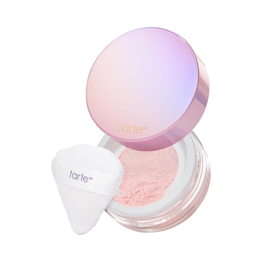 imagetarte creaseless setting powder  Loose Face Powder Lightweight OilAbsorbing Formula for Longwear Finish Vegan amp Cruelty Freepink fair to tan skin tones