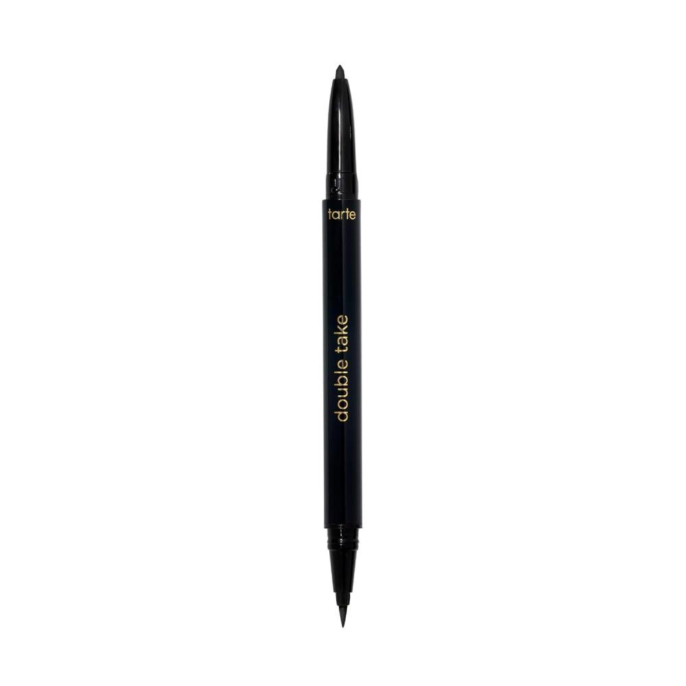 imagetarte double take eyeliner  2in1 Pencil Eyeliner for Bold AllDay Wear Waterproof Easy to Apply Vegan CrueltyFreeblack