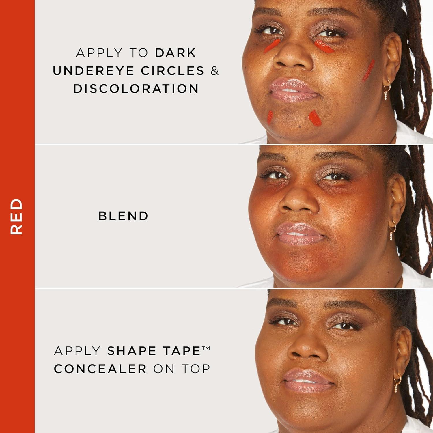 imagetarte shape tape corrector  Blendable Formula to Neutralize appearance of Blemishes Dark Spots Discoloration amp Undereye Circles with Hyaluronic Acid amp Vegan Squalane Cruelty Freered