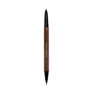 tarte double take eyeliner – 2-in-1 Pencil Eyeliner for Bold All-Day Wear, Waterproof, Easy to Apply, Vegan, Cruelty-Free(brown)