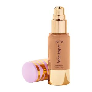 tarte face tape foundation – Full-Coverage Matte Finish Foundation with Snow Mushroom & Hyaluronic Acid for Hydration, Waterproof, Vegan & Cruelty-Free(44H tan honey (tan skin with warm  peach undertones))