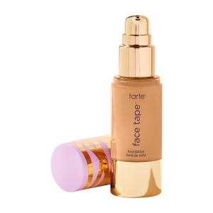 tarte face tape foundation – Full-Coverage Matte Finish Foundation with Snow Mushroom & Hyaluronic Acid for Hydration, Waterproof, Vegan & Cruelty-Free(35H medium honey (medium skin with warm  peach undertones))