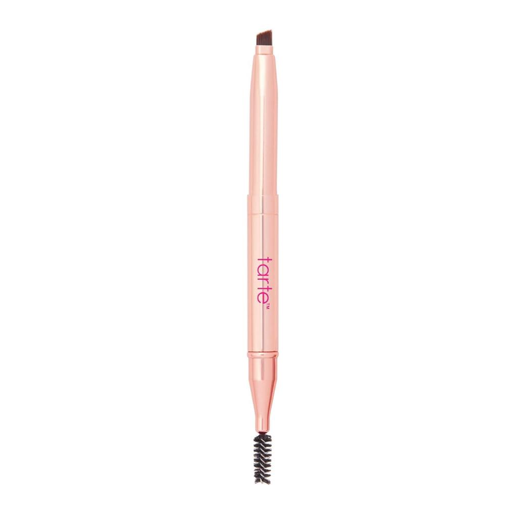 imagetarte big ego fill service brow brush amp spoolie Angled Brow Brush for Easy Eyebrow Shaping amp Filling DualEnded Makeup Tool for Defined Brows Vegan amp CrueltyFree