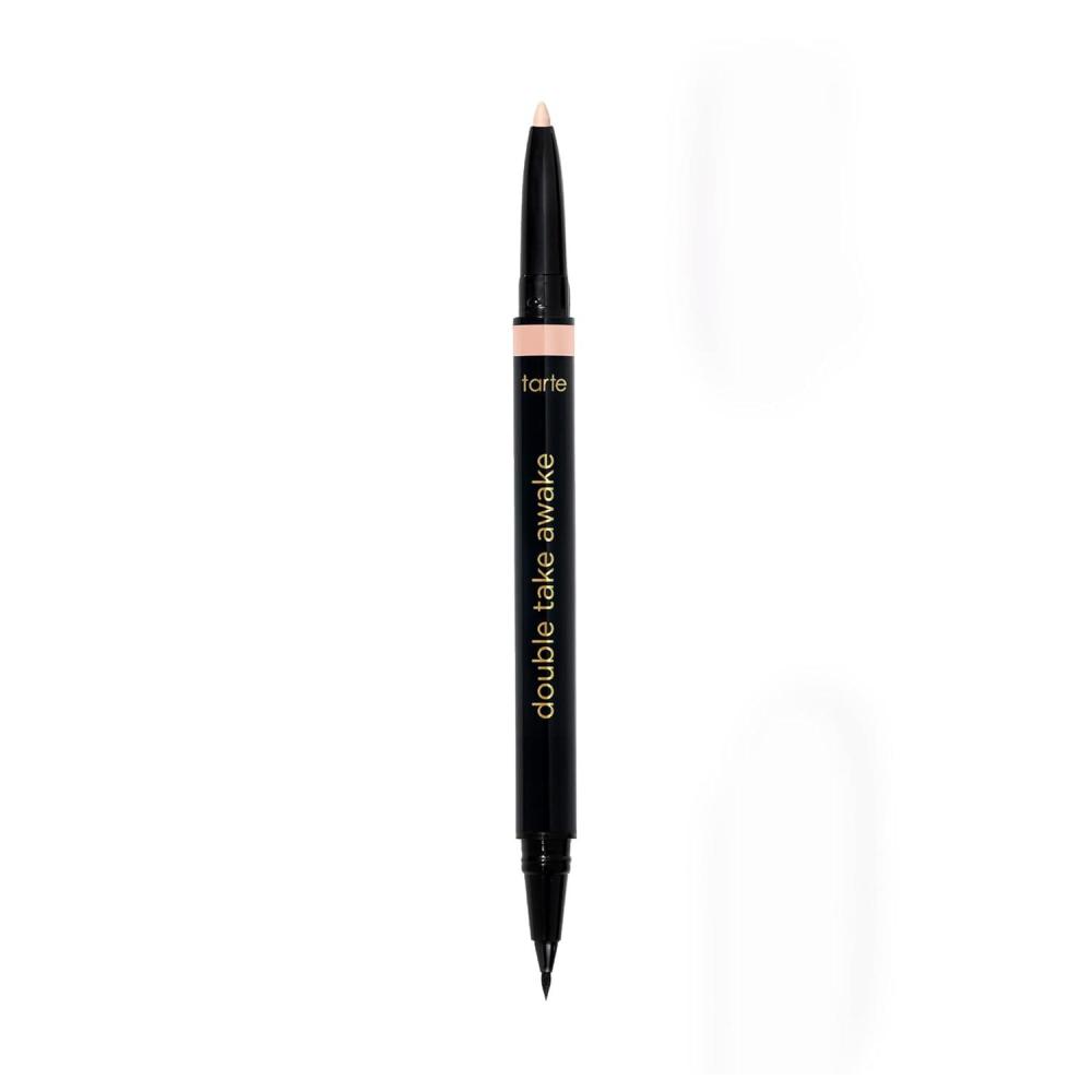 imagetarte double take awake micro liquid liner 2in1 Amazonian ClayInfused Eyeliner Pen for Bold WideAwake looking Eyes Longwear Waterproof Vegan amp CrueltyFree full size