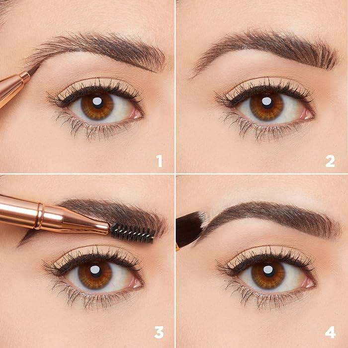 imagetarte big ego frameworker brow pomade Creamy Pigmented Eyebrow Gel to Sculpt amp Fill with Waterproof Smudgeproof Sweatproof Longwear Formula amp Vitamin E to Condition Vegan amp Cruelty Freedark warm brown