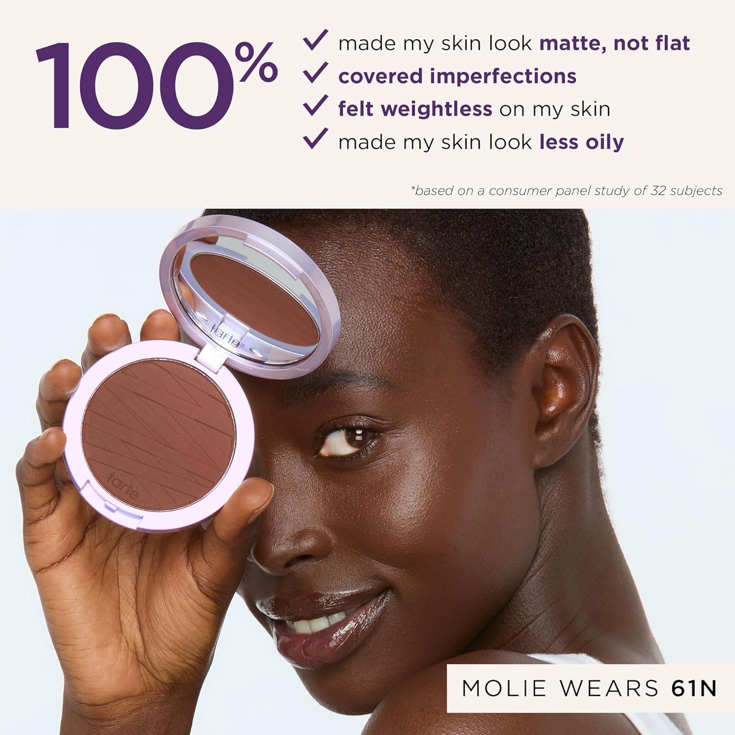 imagetarte face tape pressed powder MediumCoverage Waterproof Powder with Hyaluronic Acid Snow Mushroom amp Peptides to Smooth amp Set Makeup Lightweight Vegan amp Cruelty Free36S mediumtan sandmedium to tan skin with warm golden undertones