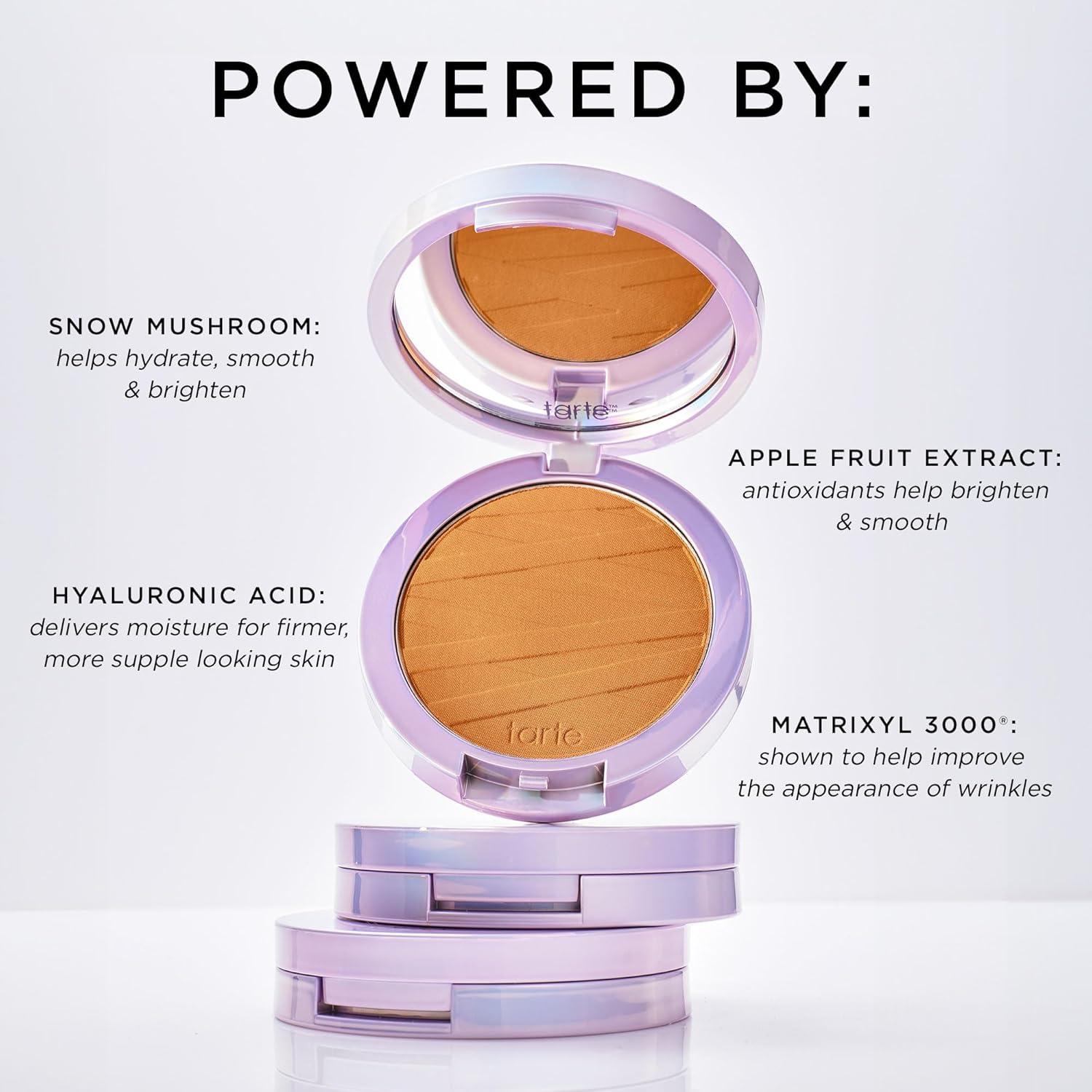 imagetarte face tape pressed powder MediumCoverage Waterproof Powder with Hyaluronic Acid Snow Mushroom amp Peptides to Smooth amp Set Makeup Lightweight Vegan amp Cruelty Free47S tandeep sandtan to deep skin with warm golden undertones