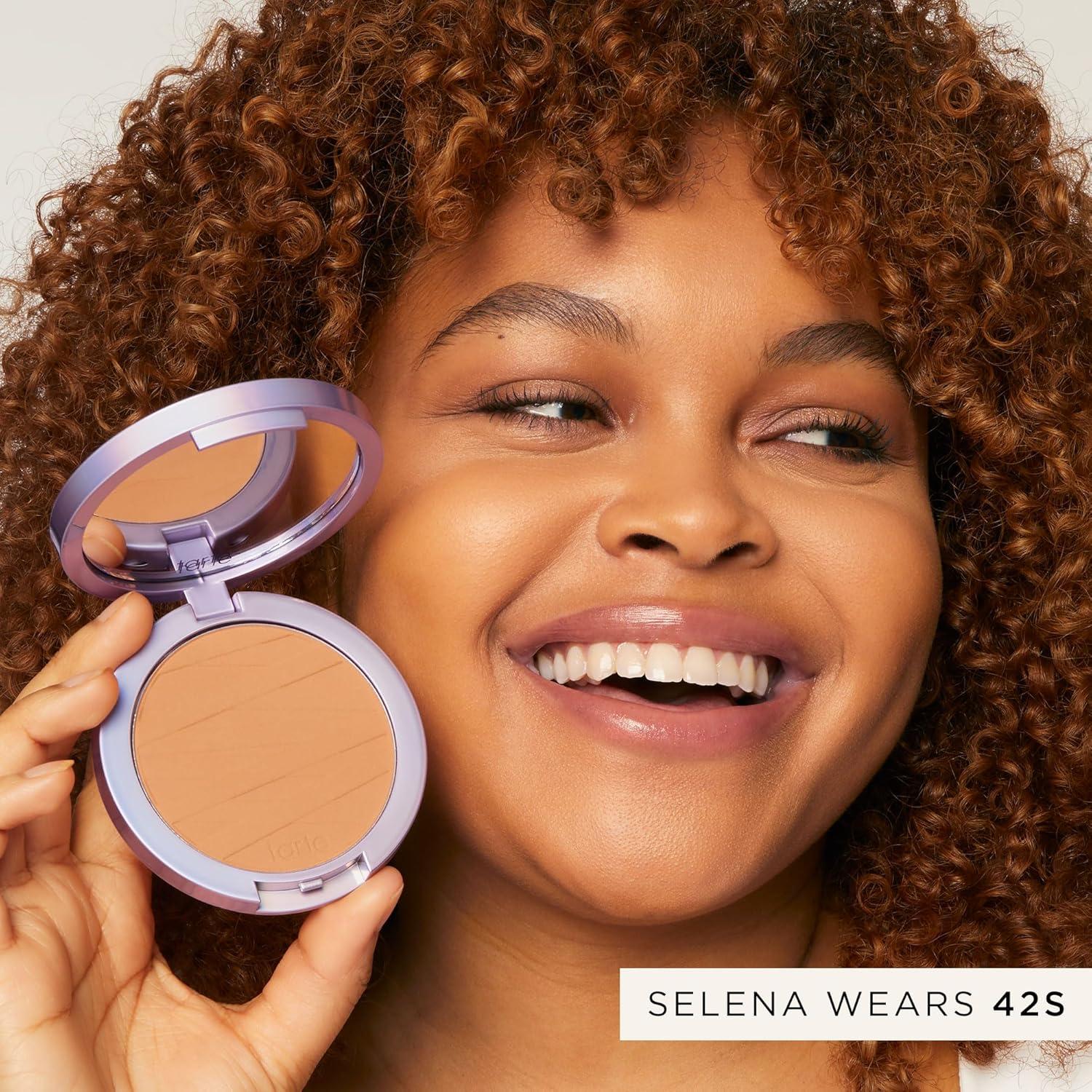 imagetarte face tape pressed powder MediumCoverage Waterproof Powder with Hyaluronic Acid Snow Mushroom amp Peptides to Smooth amp Set Makeup Lightweight Vegan amp Cruelty Free38N mediumtan neutralmedium to tan skin with a balance of warm cool undertones