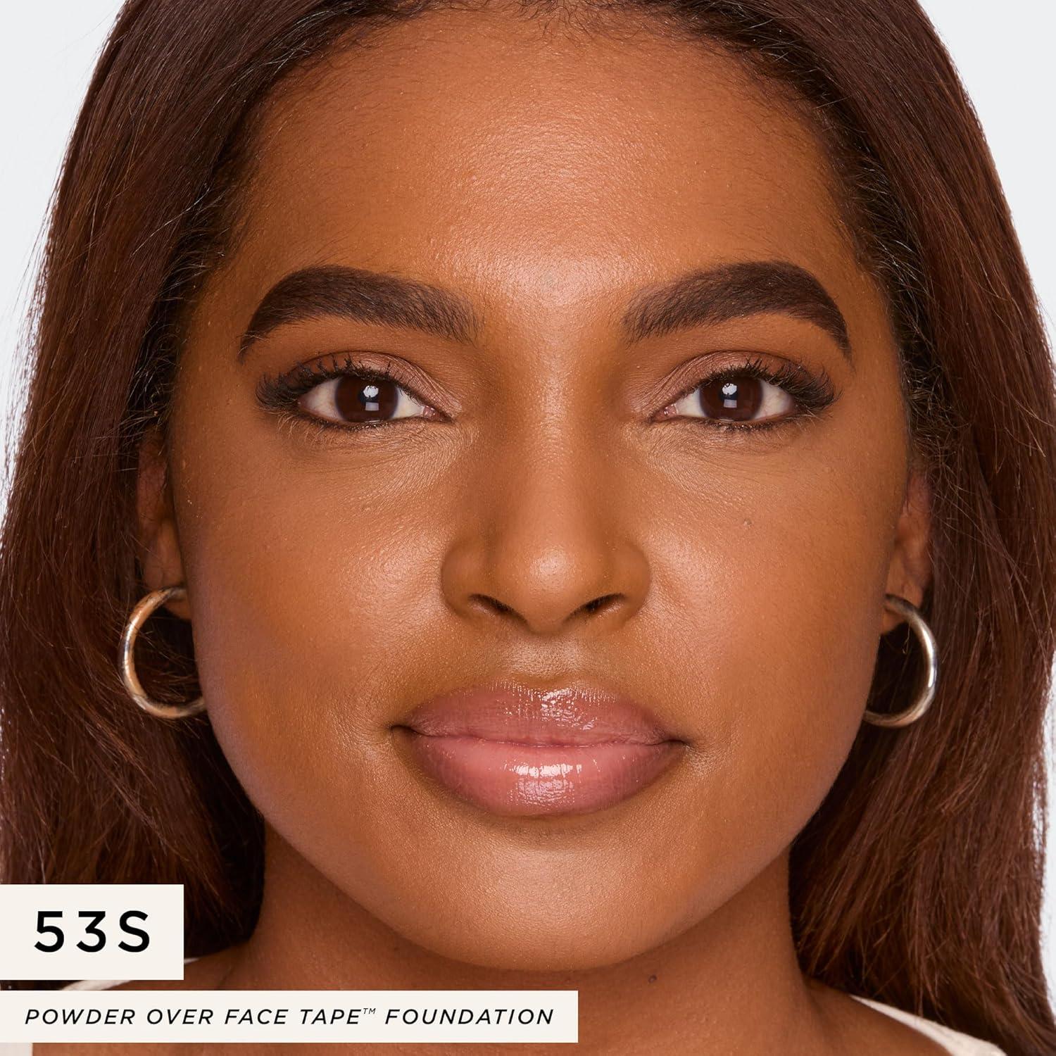 imagetarte face tape pressed powder MediumCoverage Waterproof Powder with Hyaluronic Acid Snow Mushroom amp Peptides to Smooth amp Set Makeup Lightweight Vegan amp Cruelty Free53S deep sanddeep skin with warm golden undertones