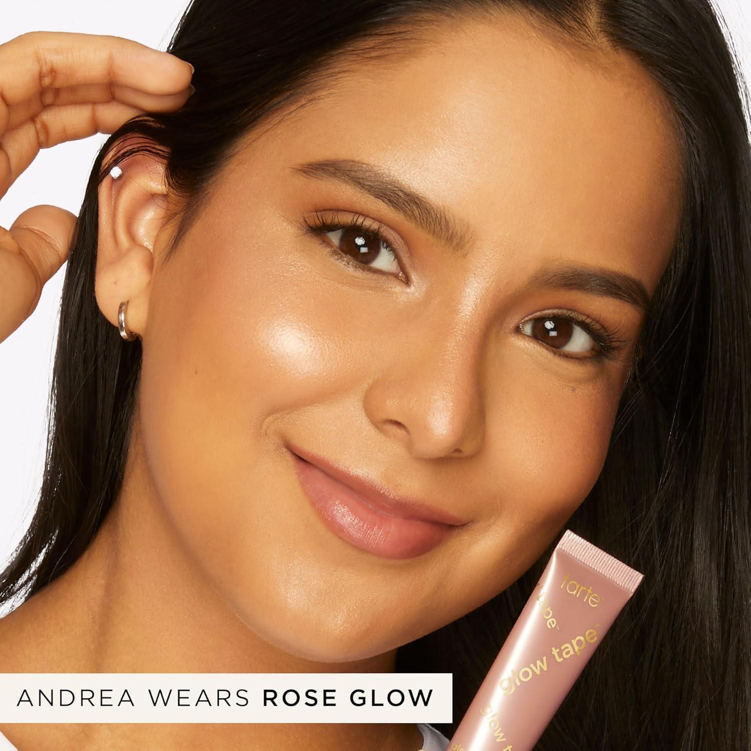 imagetarte glow tape highlighter Illuminating Glow Makeup with Lightweight Buildable Mineral Pigments amp Shea Butter Vegan amp Cruelty Freerose glow