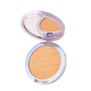 tarte face tape pressed powder – Medium-Coverage Waterproof Powder with Hyaluronic Acid, Snow Mushroom & Peptides to Smooth & Set Makeup, Lightweight, Vegan & Cruelty Free(34S medium sand(medium skin with warm  golden undertones))