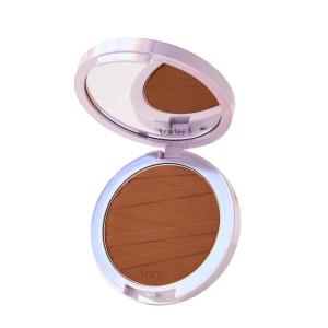 tarte face tape pressed powder – Medium-Coverage Waterproof Powder with Hyaluronic Acid, Snow Mushroom & Peptides to Smooth & Set Makeup, Lightweight, Vegan & Cruelty Free(57N rich neutral(deeper skin with a balance of warm & cool undertones))